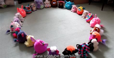 Circle Of 25 Furbies Have A Conversation Borninspace