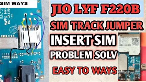 Jio Phone F220b Sim Track Waysjio F220b Insert Sim Solutionjio