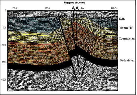 Typical Structural Style Of Northern Reggane Basin Download
