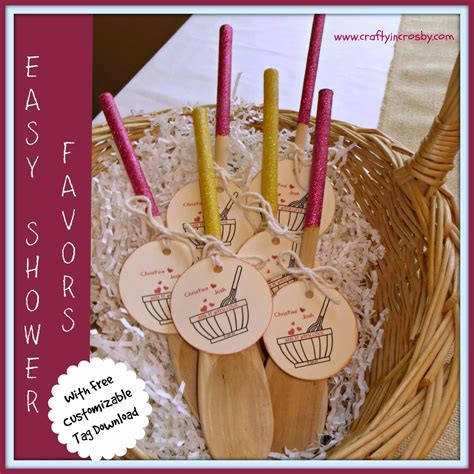 Crafty In Crosby Bridal Shower Favors Mix It With Love Bridal