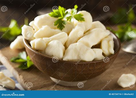 White Dairy Cheese Curds Stock Photo Image Of Ingredient 40734716