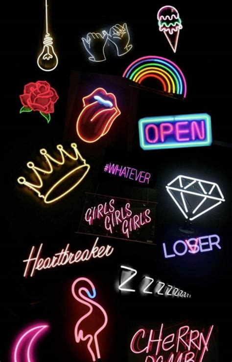 Neon Quotes Wallpapers Wallpaper Cave