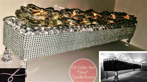 Diy Table Decor 💎 Glam Candle Runner Table Centerpiece W