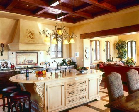 Tuscan Designed Rooms Tuscan Kitchen Design Mediterranean Kitchen