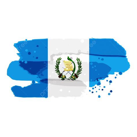 Guatemala Flag Hd Transparent Guatemala Flag With Grunge Brush