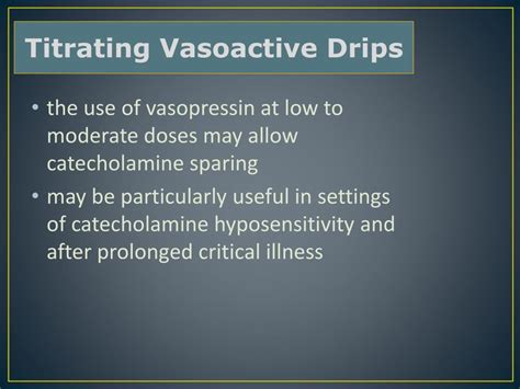 Ppt Titrating Vasoactive Drips Powerpoint Presentation Free Download