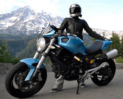 Sky Blue Ducati Monster Kustompearls