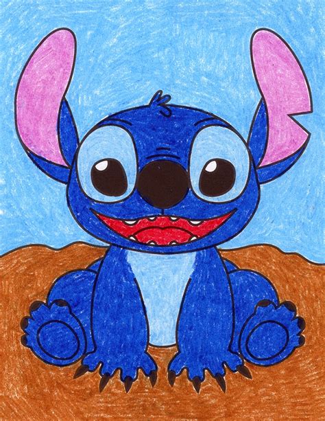 Lilo And Stitch Drawing Step By Step