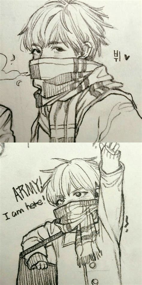Now these are really easy!!!! Taehyung Fanart | ♡ | Taehyung fanart, Bts drawings, Sketches