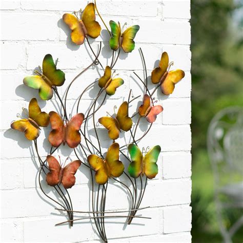 Butterfly Metal Wall Art Ornament For Home And Garden