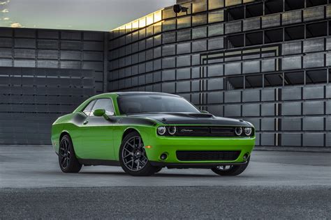 Download Dodge Challenger Green Muscle Car Wallpaper