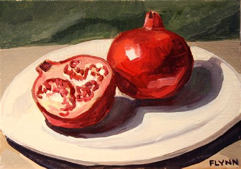 The Art Of Patrick Flynn 52 Weeks 100 Paintings 46 Pomegranates