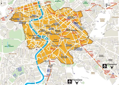 City Map Rome 2 •