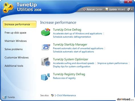 Tuneup Utilities Optimización Del Sistema