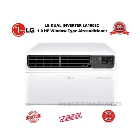 Lg La100ec 1hp Dual Inverter Window Type Aircon Shopee Philippines