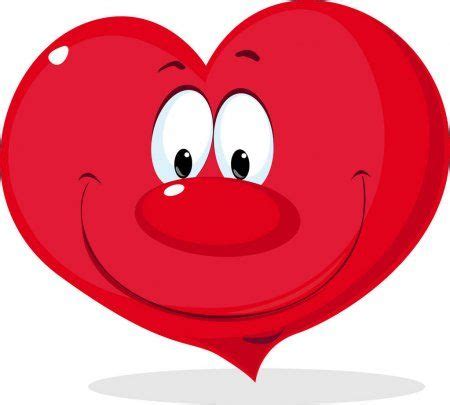 Corazón lindo dibujos animados Vector de San Valentín ilustración