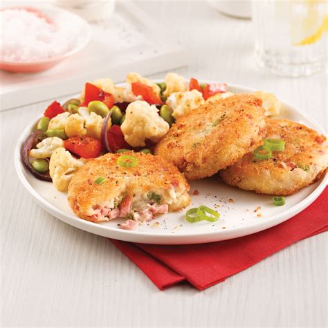 Croquettes de jambon et pommes de terre