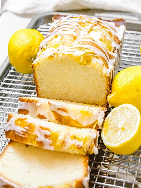 Easy Lemon Pound Cake With Glaze Recipe Lemon Pound Cake Recipe