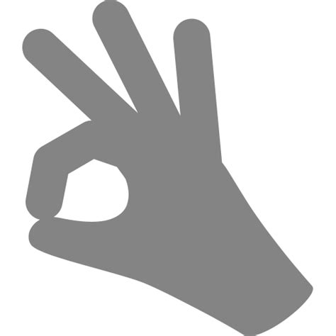 Transparent Background Ok Hand Sign Emoji The Image Is Png Format