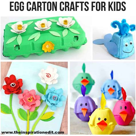 20 Recycled Egg Carton Crafts For Kids · The Inspiration Edit