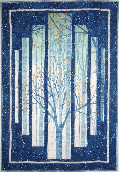 Kit Sound Of The Woods Blue Panel Quilt Patterns Panel Quilts