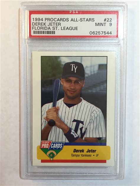 1995 Action Packed Minor League 1 Derek Jeter Tampa Yankees Baseball