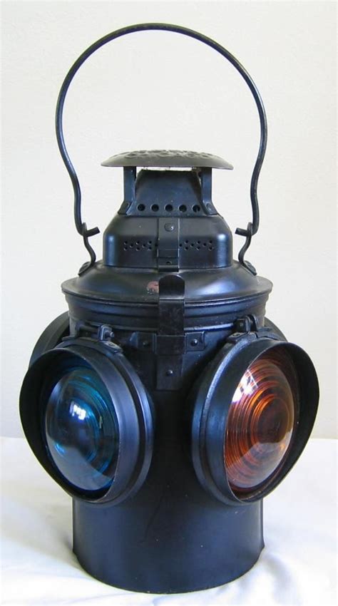 Vintage Adlake Switch Lamp Lantern Great Northern Gn 4 Railroad Non