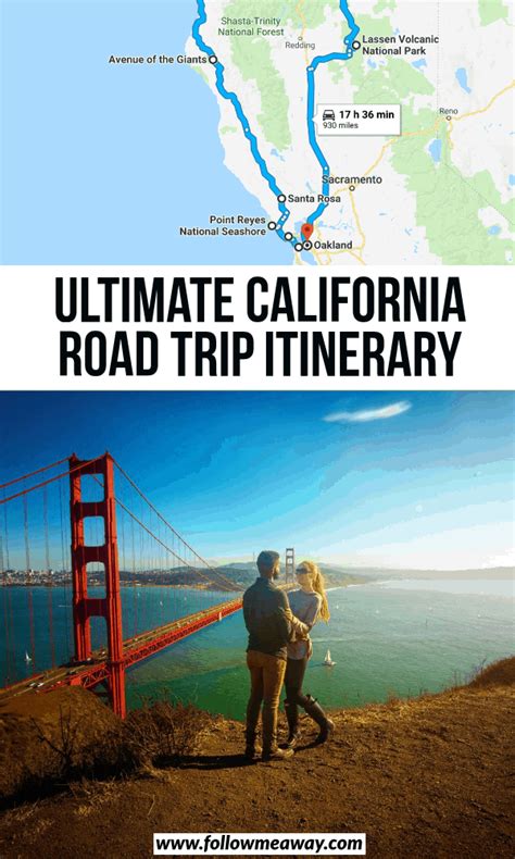 The Perfect Northern California Road Trip Itinerary Follow Me Away