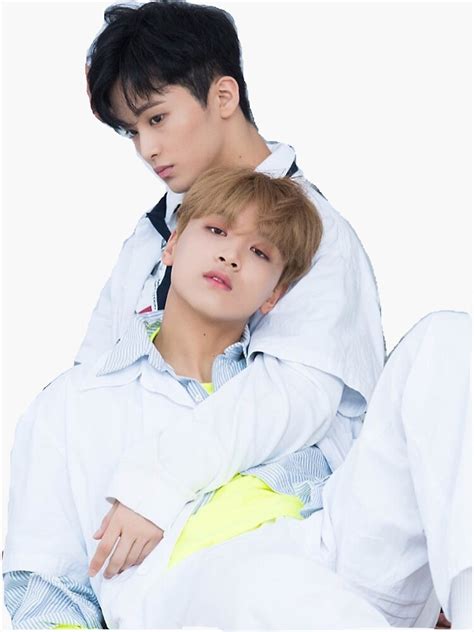 Mark And Haechan We Go Up Sticker By Lgb Nct Redbubble