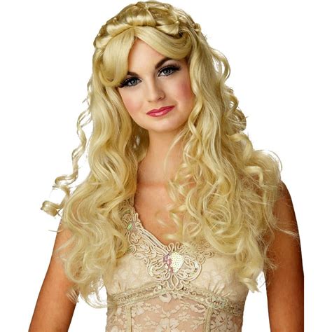 Blonde Wig For Princess Costume Scostumes