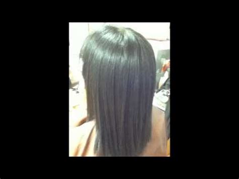 In this process, the protein is bonded to the hair by a flat iron to protect and smooth the hair, and also to make it stay straight for a longer time. Brazilian Blowout on "Black Hair" - YouTube
