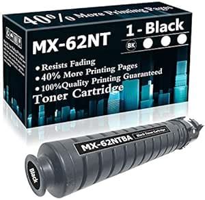 Amazon Compatible 1PK MX 62NTBA Toner Cartridge Replacement For