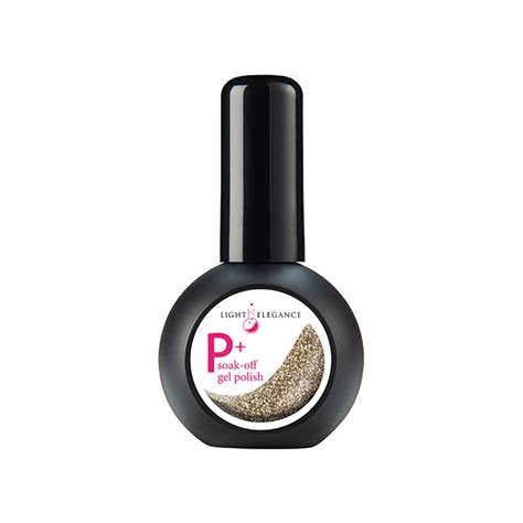 P Gold Glitter Gel Polish New Insight Cosmetics