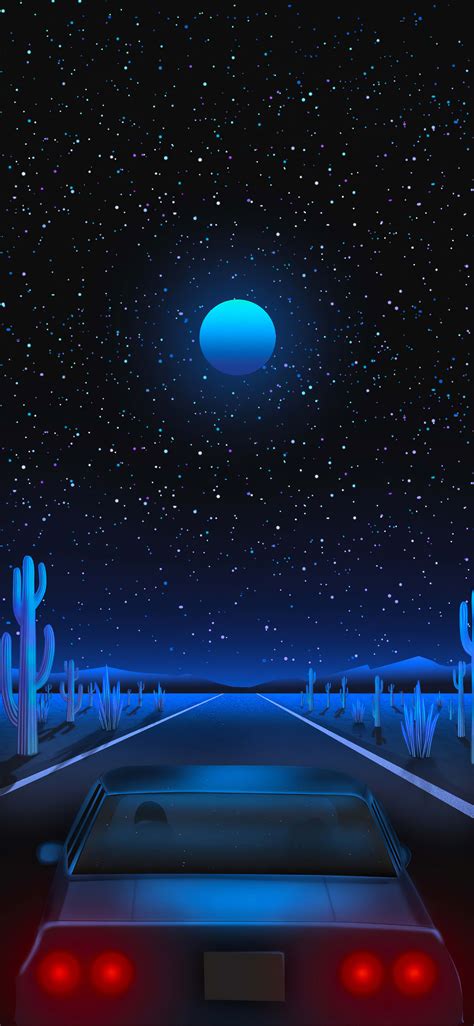 1125x2436 Vaporwave Road 4k Iphone Xsiphone 10iphone X Hd 4k