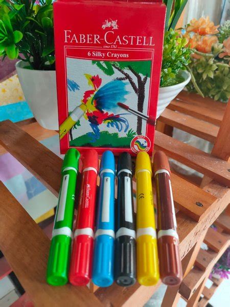 Jual Crayon Silky Faber Castell 6 Warna Krayon Di Lapak Yi Bukalapak
