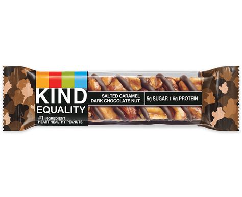 kind® equality salted caramel dark chocolate nut bars kind snacks