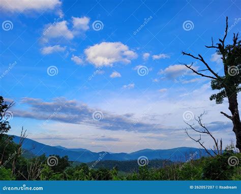 Gatlinburg scenic drive stock image. Image of horizon - 262057207