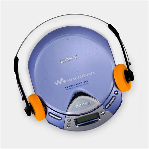 Sony Walkman D Cj500 Blue Portable Cd Player