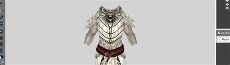 Ivory Armor Snow Elf Armor Skirtless At Skyrim Special Edition