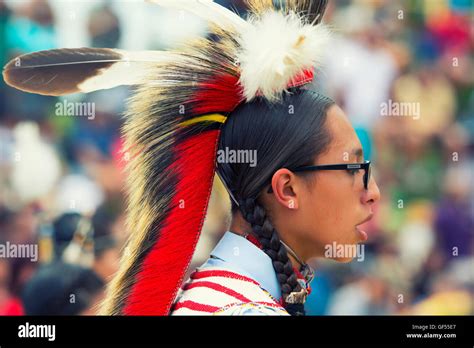 Native Teen Dancer In Traditional Regalia Pow Wow Six Nations Of The Grand River Champion Of
