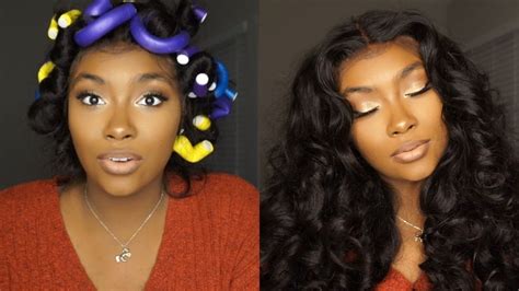 Must See The Most Perfect FLEXI ROD Set HEATLESS CURLS On Weave GIVEAWAY YouTube