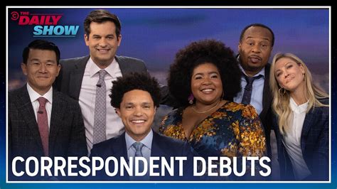 The Daily Show Correspondents Make Their Debuts The Daily Show YouTube