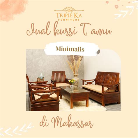 Jual Kursi Tamu Minimalis Di Makassar Tripleka Furniture Toko Mabel