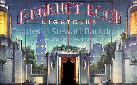 Hotel Rooftop Cut Backdrop For Rent By Charles H Stewart