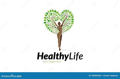 Healthy Life Logo Template Stock Illustration Illustration Of Class