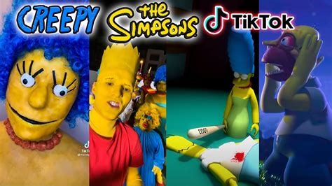 Creepy The Simpsons Tiktok Mashup 2021 Weird The Simpsonsexe Videos On Tik Tok Youtube