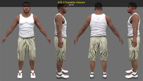 Gta V Franklin Clinton 3d Models