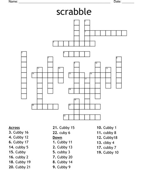 Scrabble Crossword Wordmint