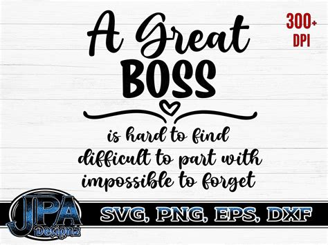 A Great Boss Svg Instant Download Png Files A Great Boss Etsy Australia