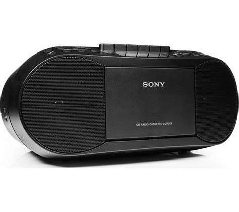 sony cfds70b cek cd and casette boombox with radio black compra online en ebay